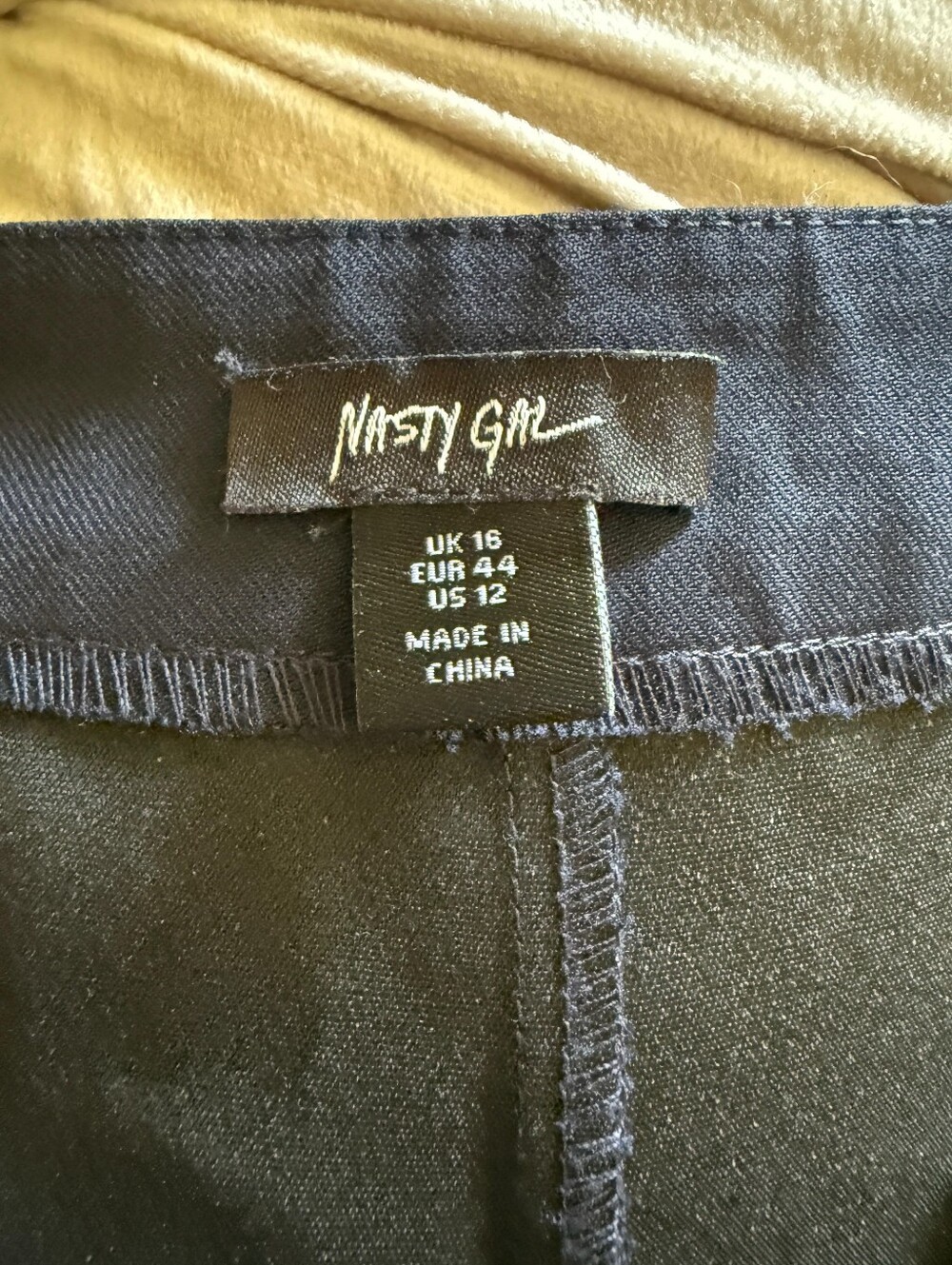 Nasty Gal Black Wide Leg Pants